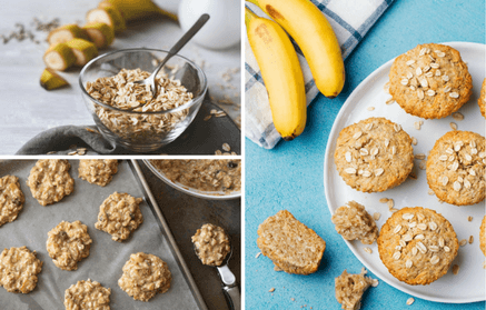 Recept: Banaan koekjes, gemaakt van slechts drie ingrediënten.