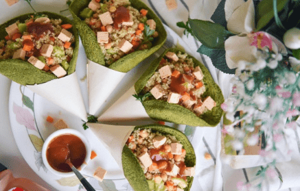 Fitness Recept: Vegan Tortilla’s met Quinoa en Groenten.