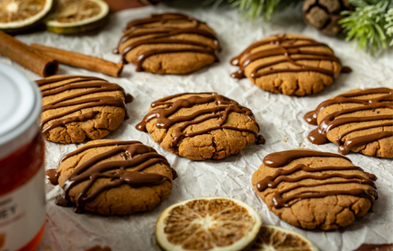 Christmas fitness recipe: Peanut cookies with vanilla protein