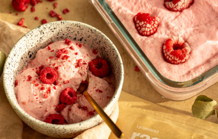 Fitness Recipe: Cottage Cheese Raspberry Ice Cream