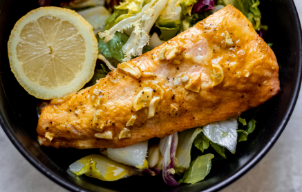 Fitness Recipe: Baked Salmon with Honey-Mustard Marinade