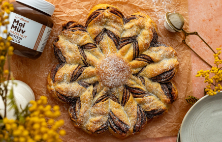 Fitness Recipe: Fluffy Hazelnut Star Bread