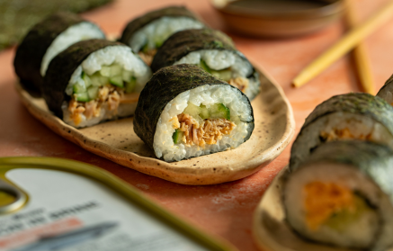 Fitness Recipe: Maki Sushi with Tuna and Salmon