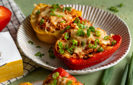 Fitness Recipe: Stuffed Peppers with Chicken and Quinoa