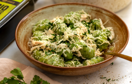 Fitness Recipe: Spinach Gnocchi with Chicken