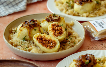 Fitness Recipe: Potato Dumplings Stuffed with Tofu