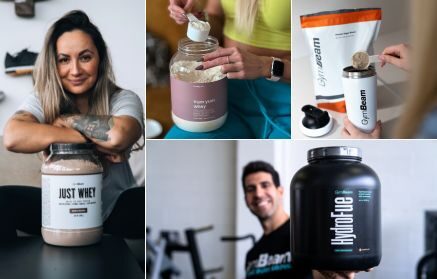 Hoe kies je het juiste eiwitpoeder? Een vergelijking van True Whey, Just Whey en andere populaire producten van GymBeam.