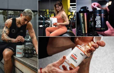 Hoe kies je creatine? Vergelijking van 100% monohydraat, Creapure®, Crea7inu en andere GymBeam bestsellers.