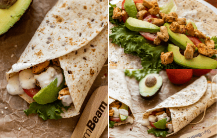 Fitness recept: Kip wraps met een rijke, sappige smaak.