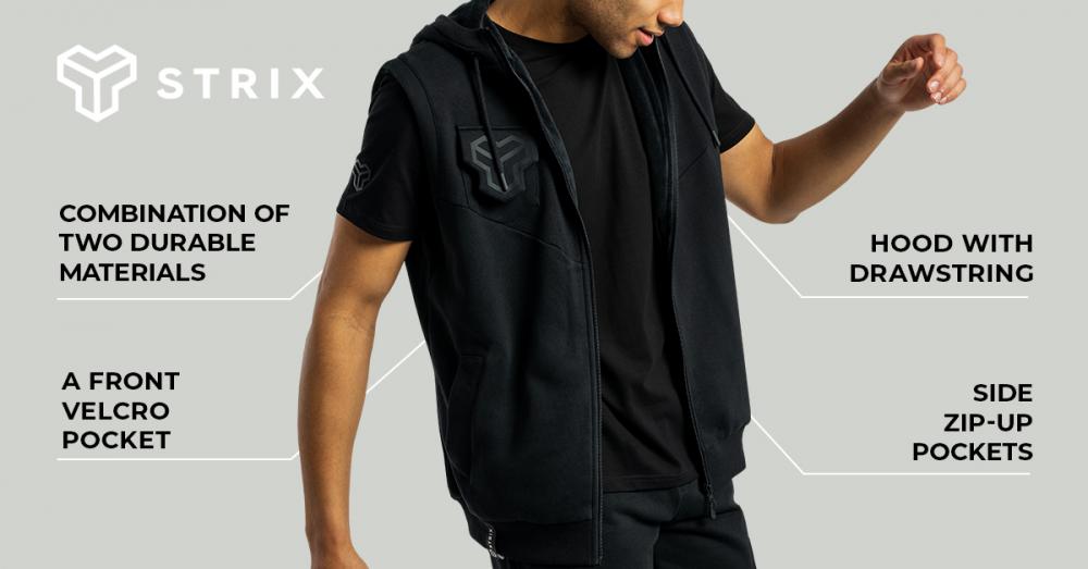 Heren Essential Vest Zwart - STRIX