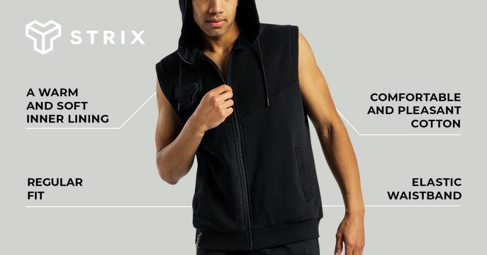 Heren Essential Vest Zwart - STRIX
