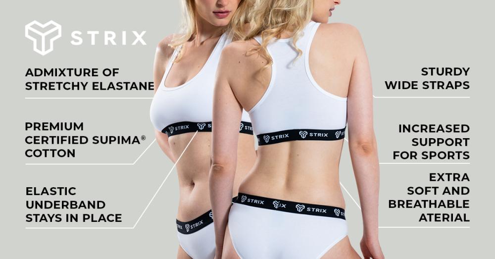 Essential Bralette White - STRIX