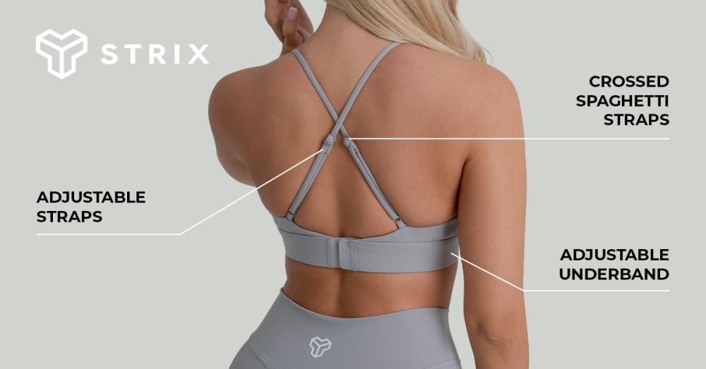 ZOA Triangle Sportbeha Zwart - GymBeam