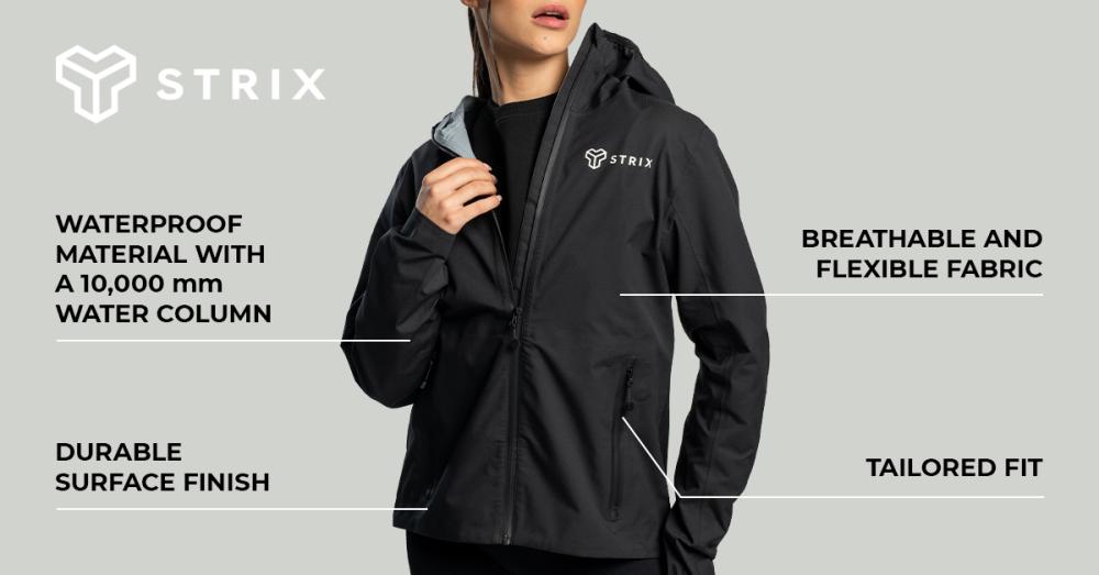 Women's Vertex Jacket Black - STRIX