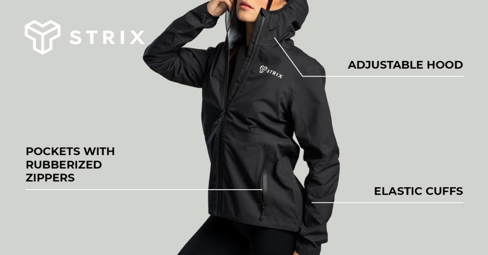 Women's Vertex Jacket Black - STRIX