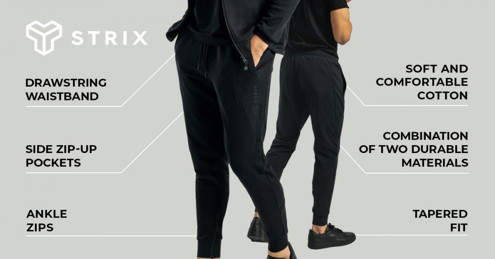 ALPHA Joggers Zwart - STRIX