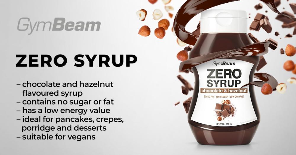 ZERO SYRUP Chocolate & Hazelnut - GymBeam