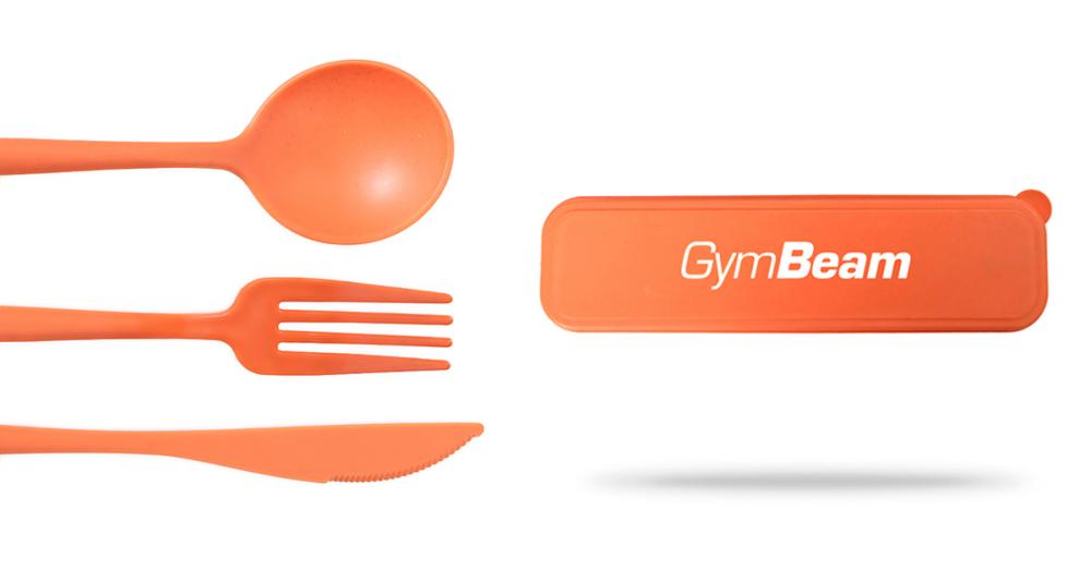 Bestekset 2GO Oranje - GymBeam