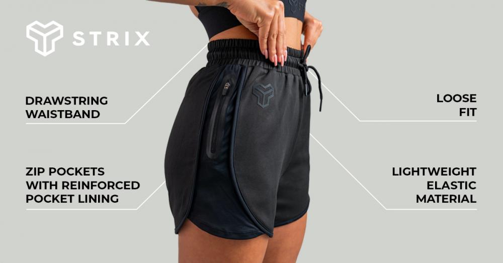 Women's Essential Shorts Black - STRIX