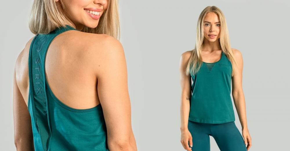Women's Essential Tank Top Deep Teal - STRIX
