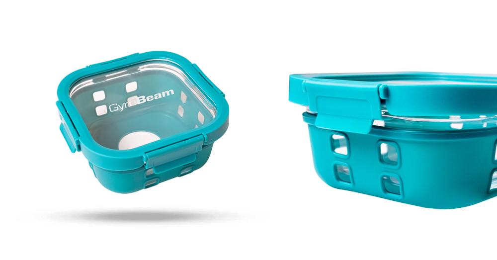 Glazen Voedselcontainer 800 ml - GymBeam