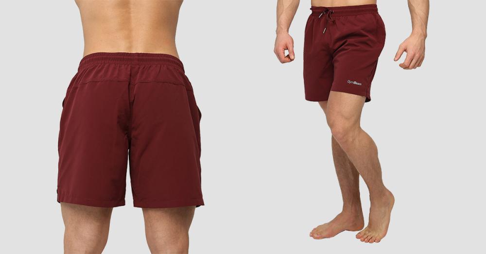 Zwemshort Burgundy - GymBeam