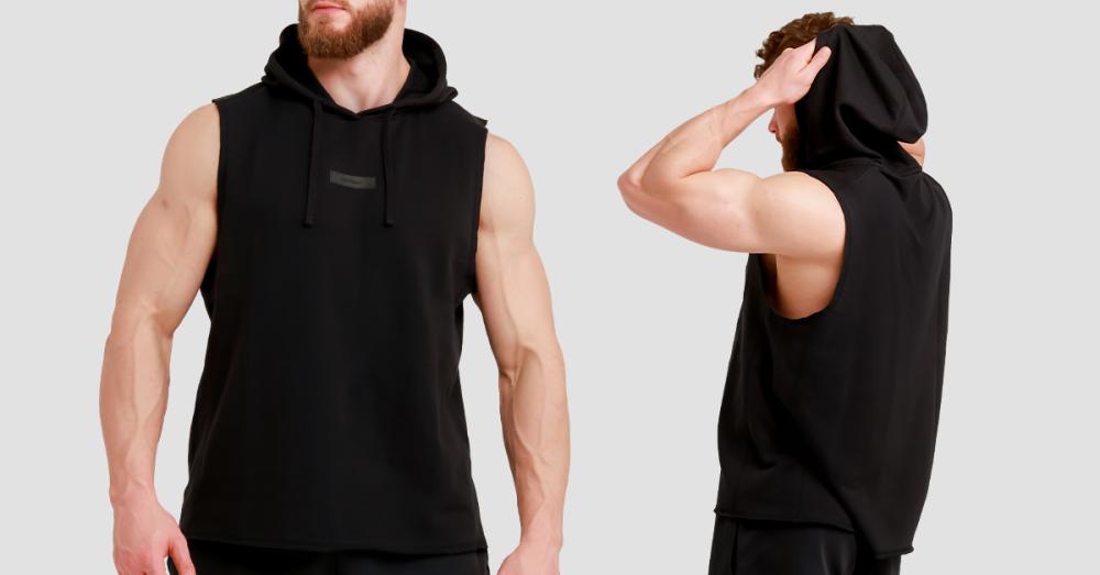 Heren Unity Zwart Vest - GymBeam