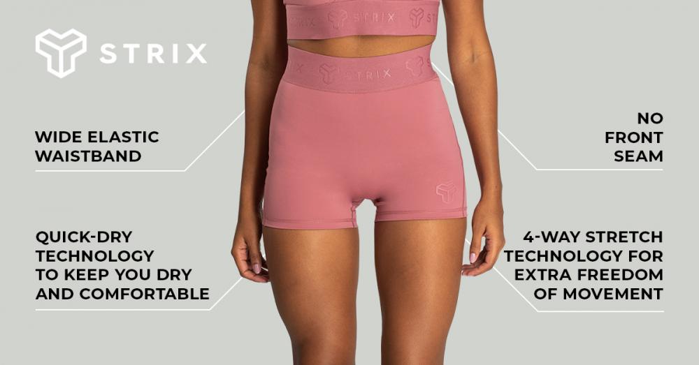 Women's Nebula Shorts Indian Red - STRIX