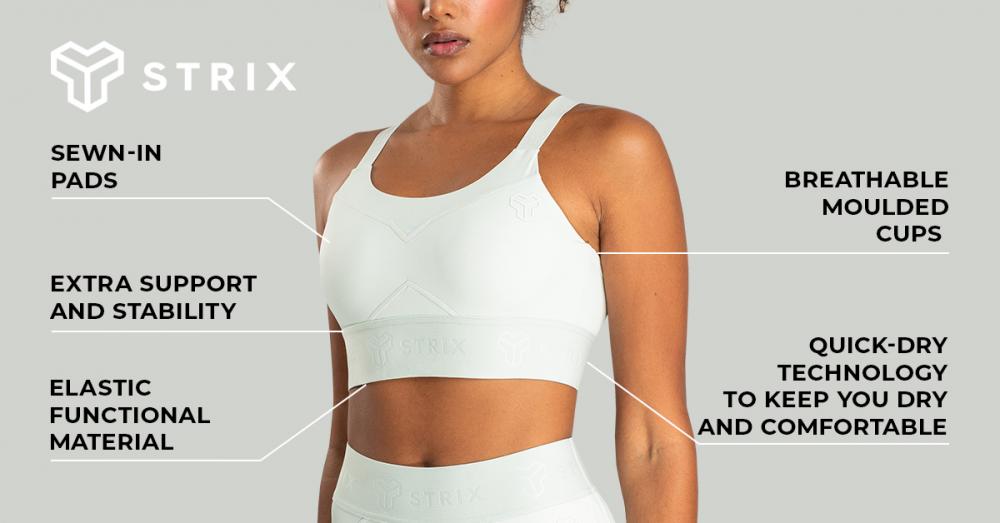 Nebula Sportbeha Moon Grey - STRIX