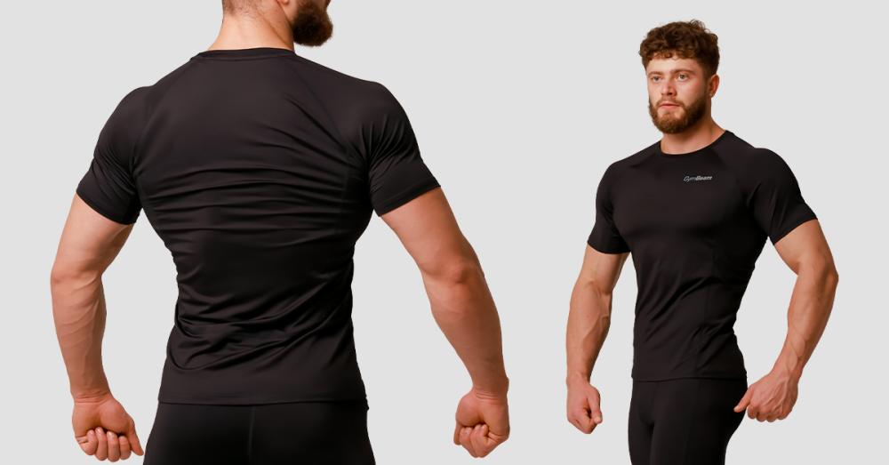 Pulse Running T-Shirt Zwart - GymBeam