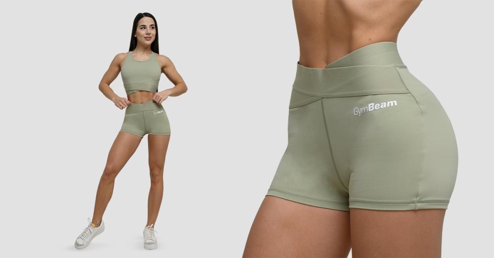 Women's Agile Shorts Sage - GymBeam 