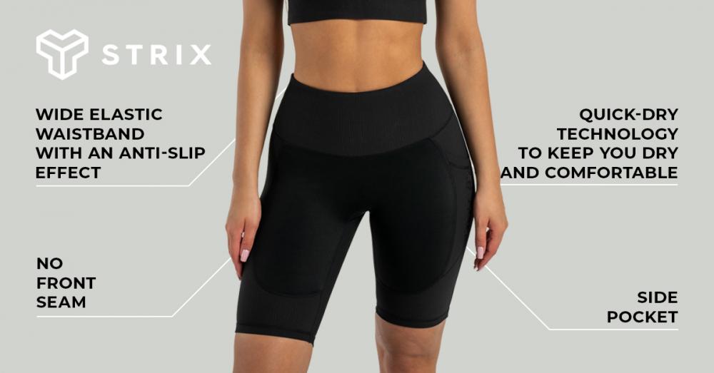 Women's Stellar Shorts Black - STRIX