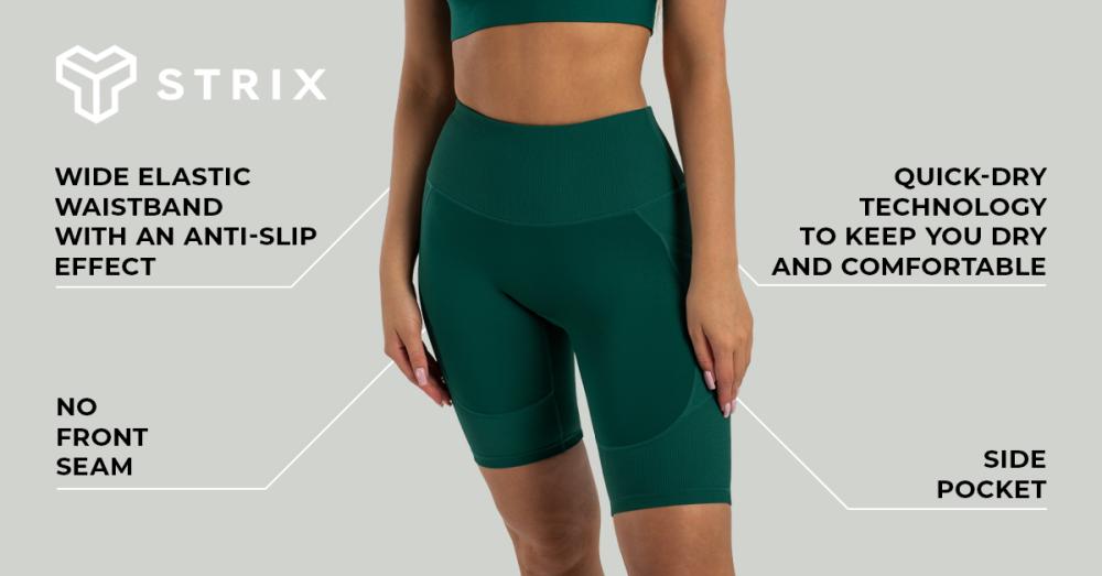 Women's Stellar Shorts Emerald - STRIX