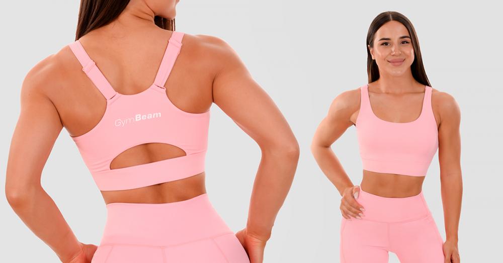 Cut-Out Sportbeha roze - GymBeam