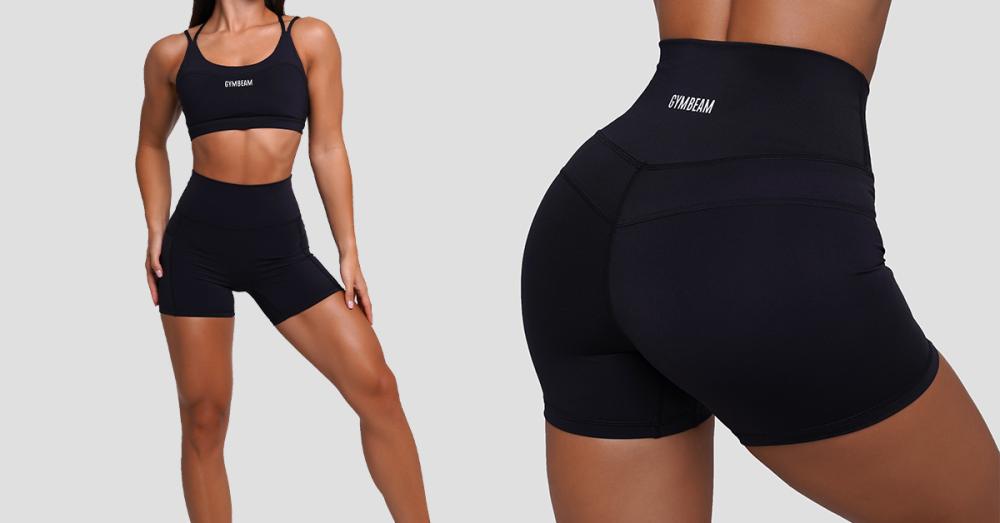 Women's FIT Shorts Black - GymBeam