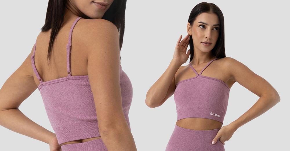 Halter FLO Sportbeha Violet - GymBeam