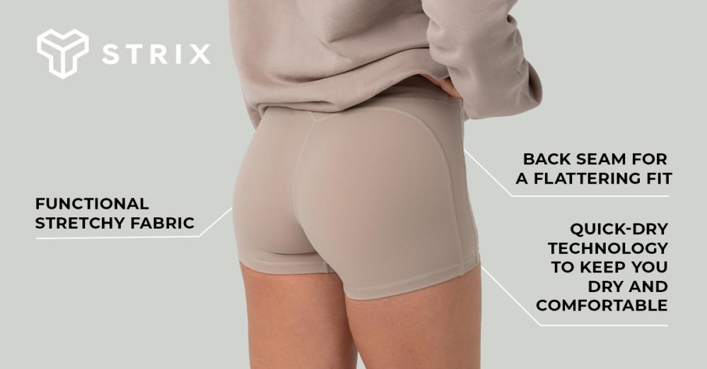 Women's Shorts Taupe - STRIX