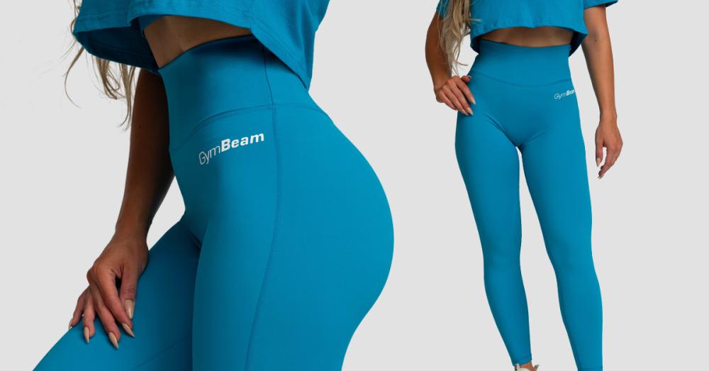 Women's Limitless High-Waisted Legging Aquamarine - GymBeam