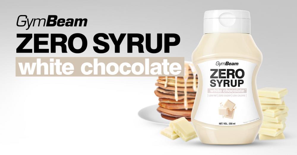 ZERO SIRUP witte chocolade 350 ml - GymBeam