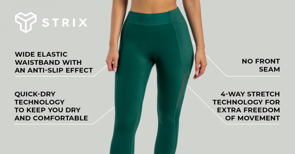 Women's ALPHA Leggings Emerald - STRIX
