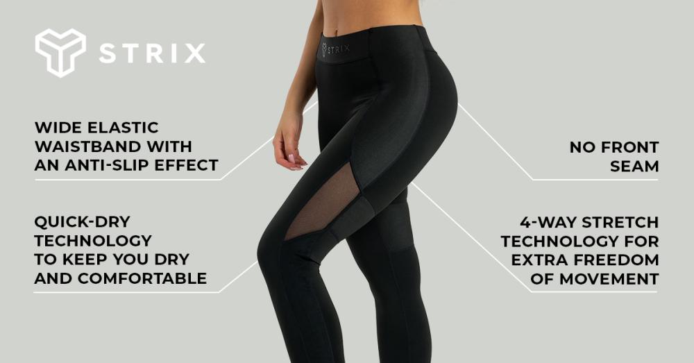 Women's ALPHA Leggings Black - STRIX