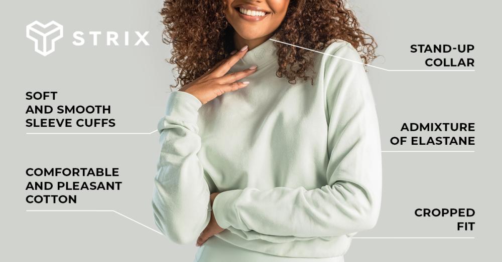 Essential High-Neck Jumper Moon Grey - STRIX voor dames