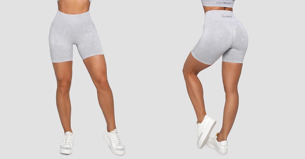 Women's Lift Grey Seamless Shorts - GymBeam