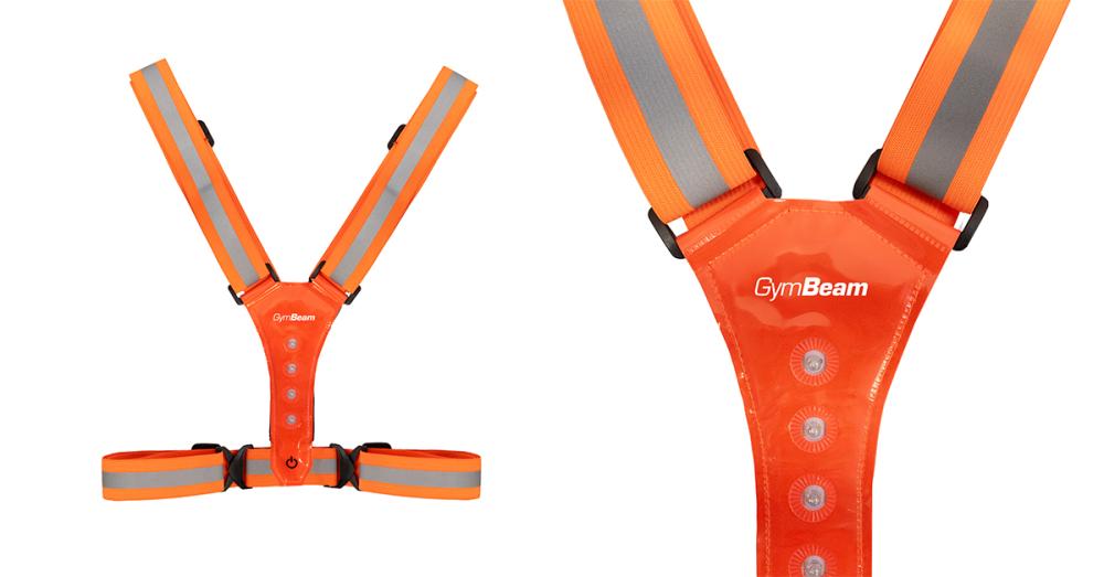 Reflecterend Hardloopvest Oranje - GymBeam