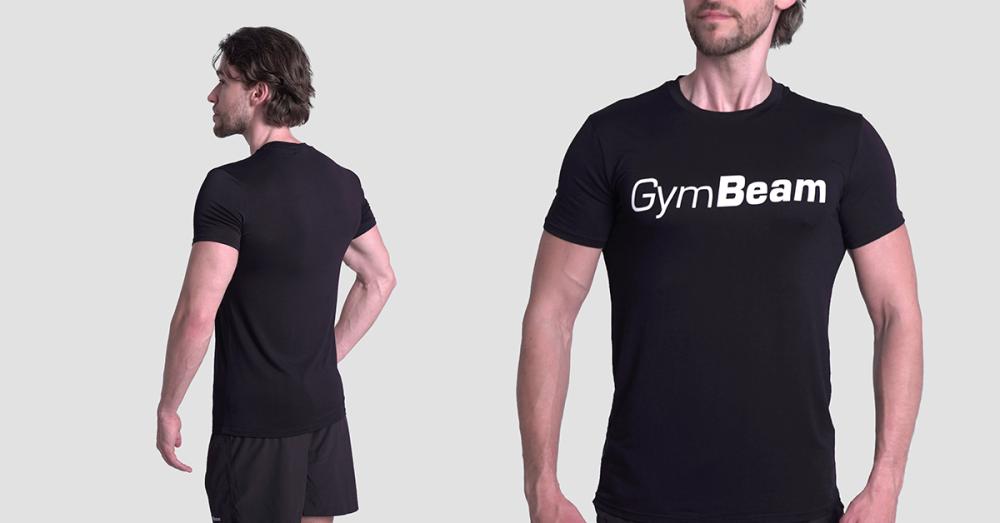 Essence Black T-Shirt - GymBeam