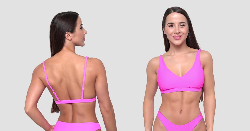 Sport Zwempak Top Roze - GymBeam