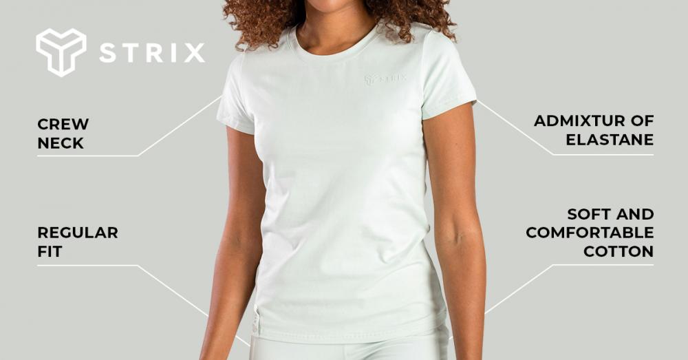 Women's Essential Tee Moon Grey - STRIX