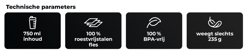 Wat biedt Steel Shaker Batman™ 750 ml - GymBeam