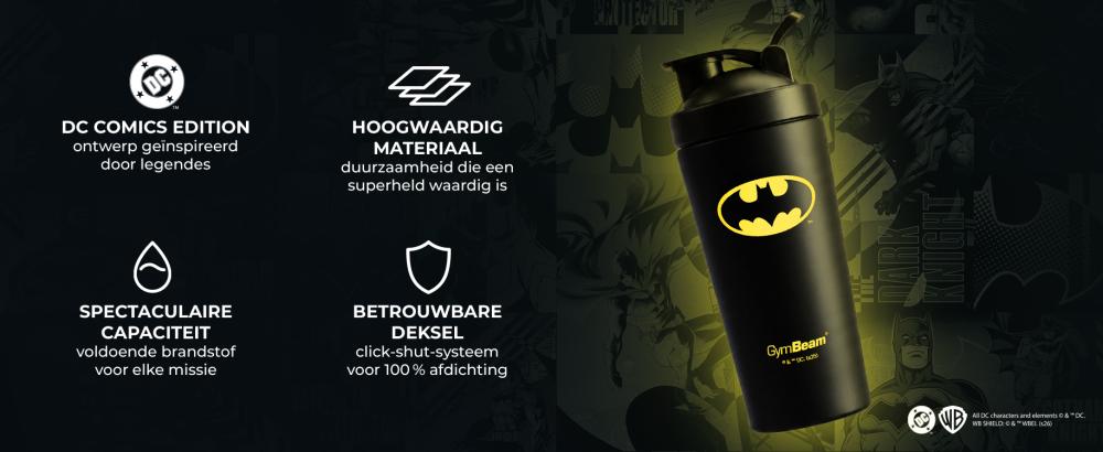 Kenmerken van Steel Shaker Batman™ 750 ml - GymBeam