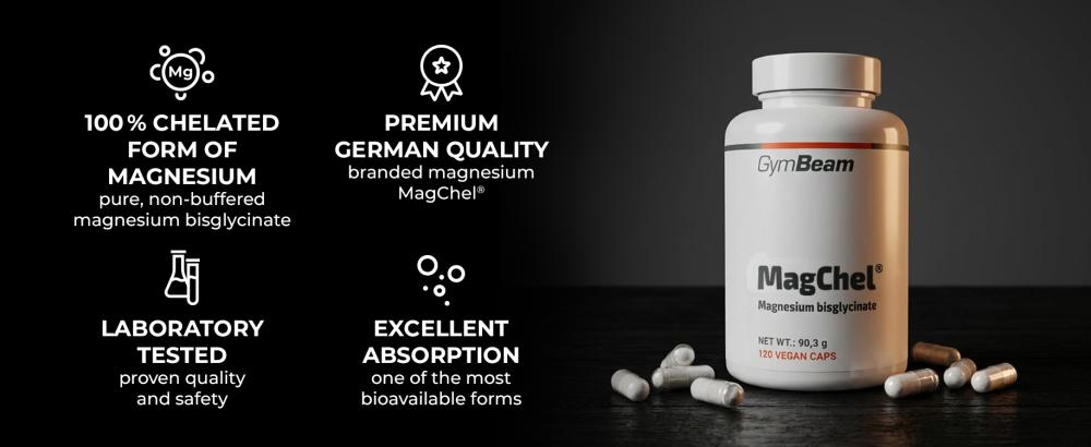 Magnesium Bisglycinaat (MagChel®) - GymBeam